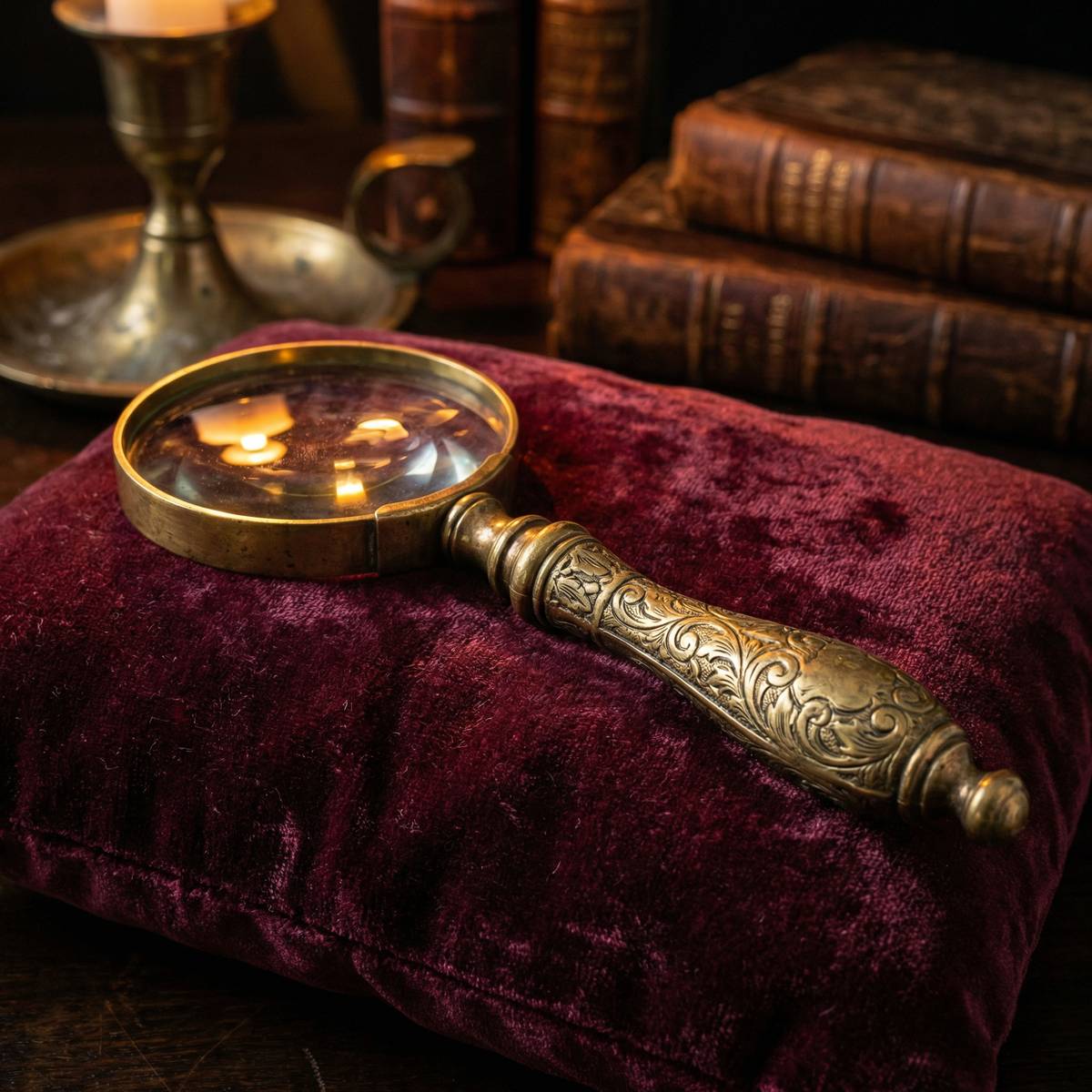 复古黄铜放大镜 - 壹号娱乐 推荐侦探工具